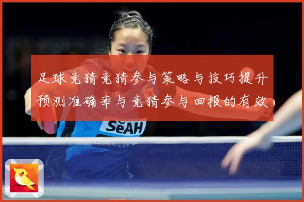 足球竞猜竞猜参与策略与技巧提升预测准确率与竞猜参与回报的有效数据研判-深度解析